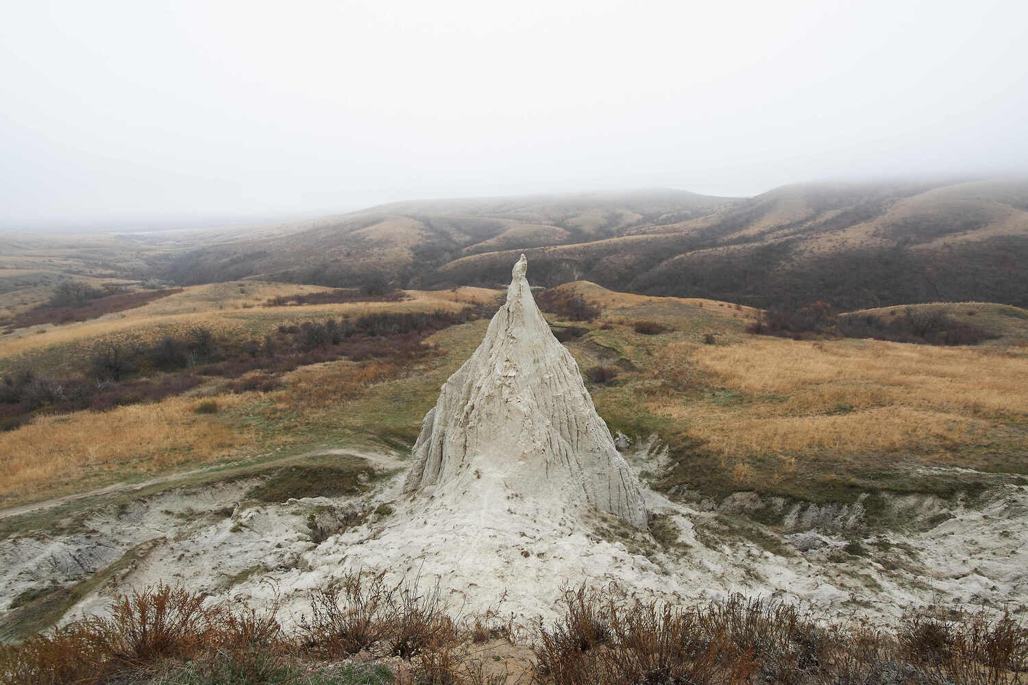 ведьмин клык, волгоградская область, туман, Павел Сторчилов