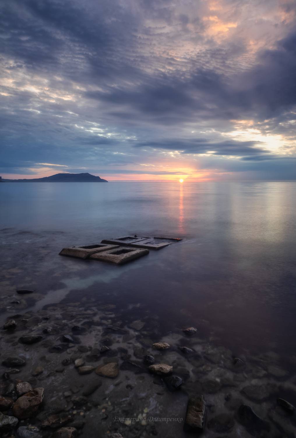 крым, новый свет, море, горы, утро, рассвет, пейзаж, морской пейзаж, Дмитренко Екатерина