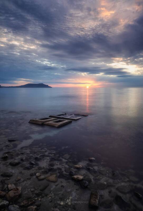 крым, новый свет, море, горы, утро, рассвет, пейзаж, морской пейзаж Утро в Новом Свете фото превью