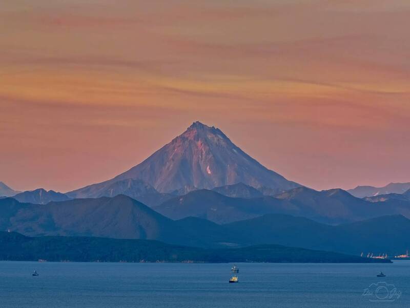 камчатка, вилючинский вулкан Вилючинский вулкан. Рассвет. фото превью