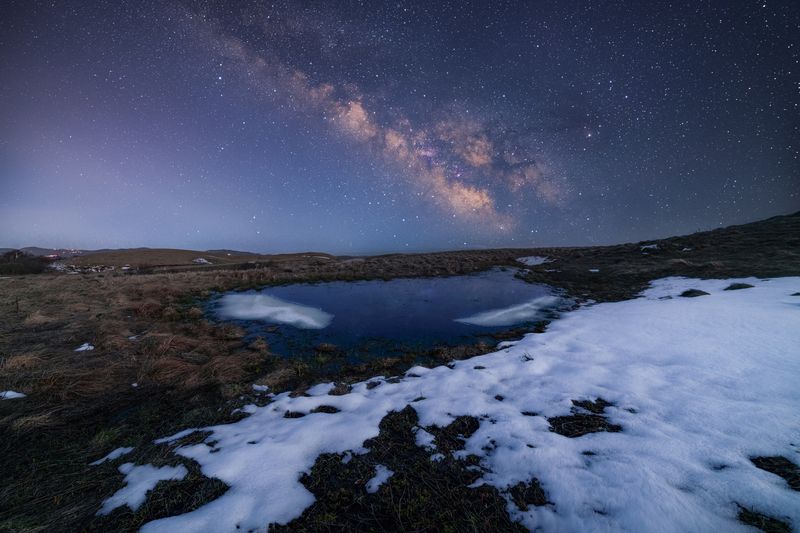 milkyway, landscape, astrophotography Season\'s First Milky Way фото превью