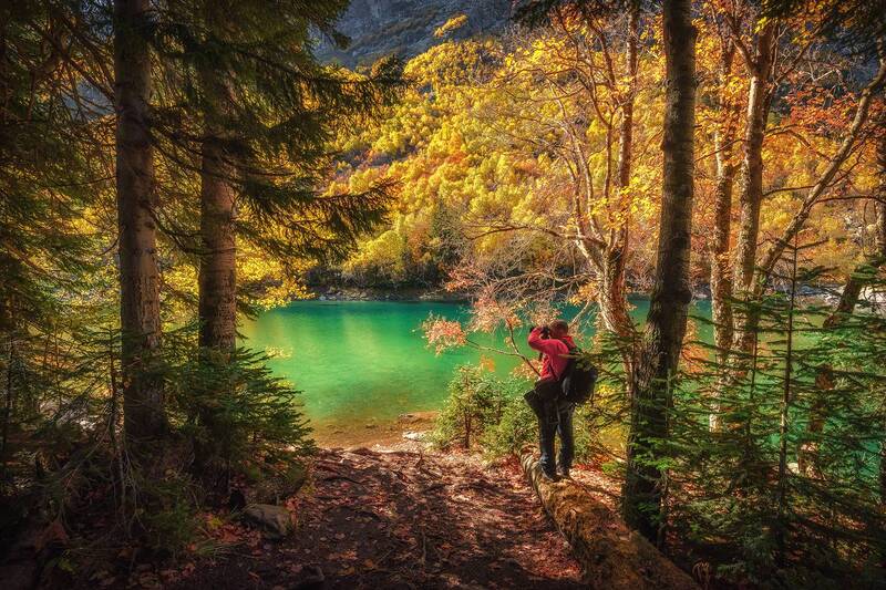 кавказ, карачаево-черкесия, кчр, домбай, горы, бадукские озера, осень в горах, горы осенью, озеро, горное озеро, фото фотографа Осенняя баллада о фотографе фото превью