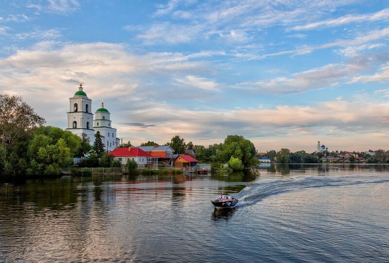 Летний вечер фото превью