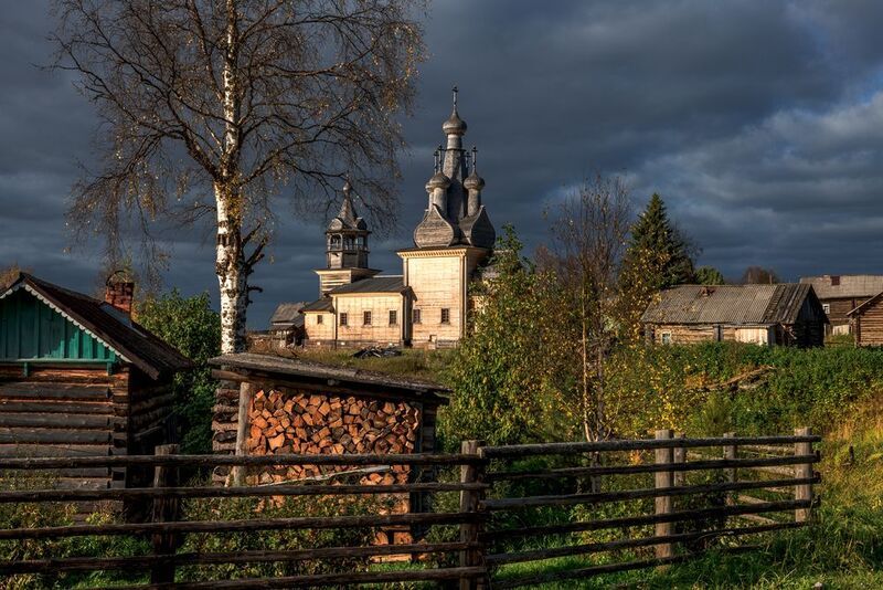 кимжа Осень в деревне... фото превью