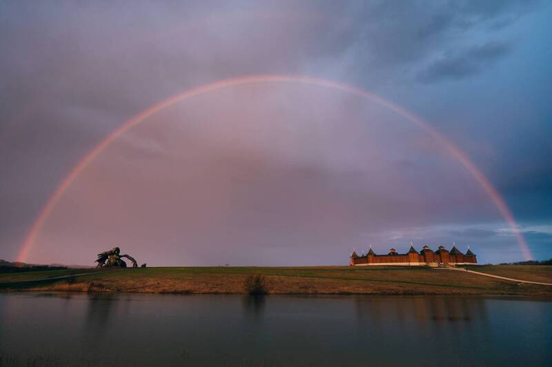 пейзаж, радуга, landskape, nature, закат Кудыкина Гора фото превью