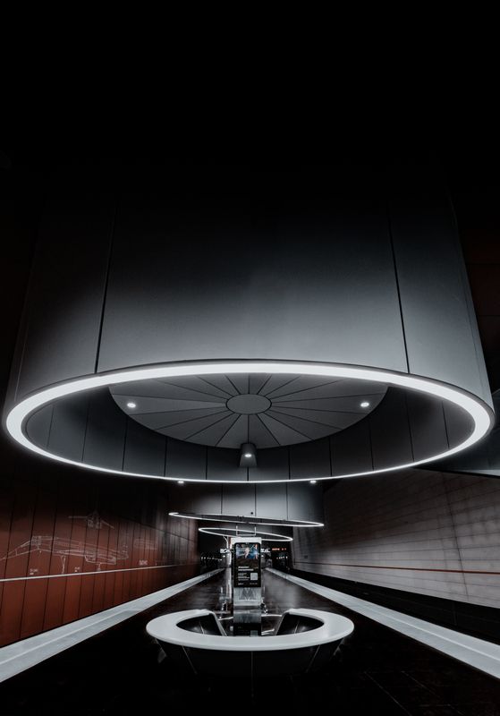 Метро, Москва, Пыхтино, Архитектура, Линии, Свет, Город Воздушное метро II фото превью