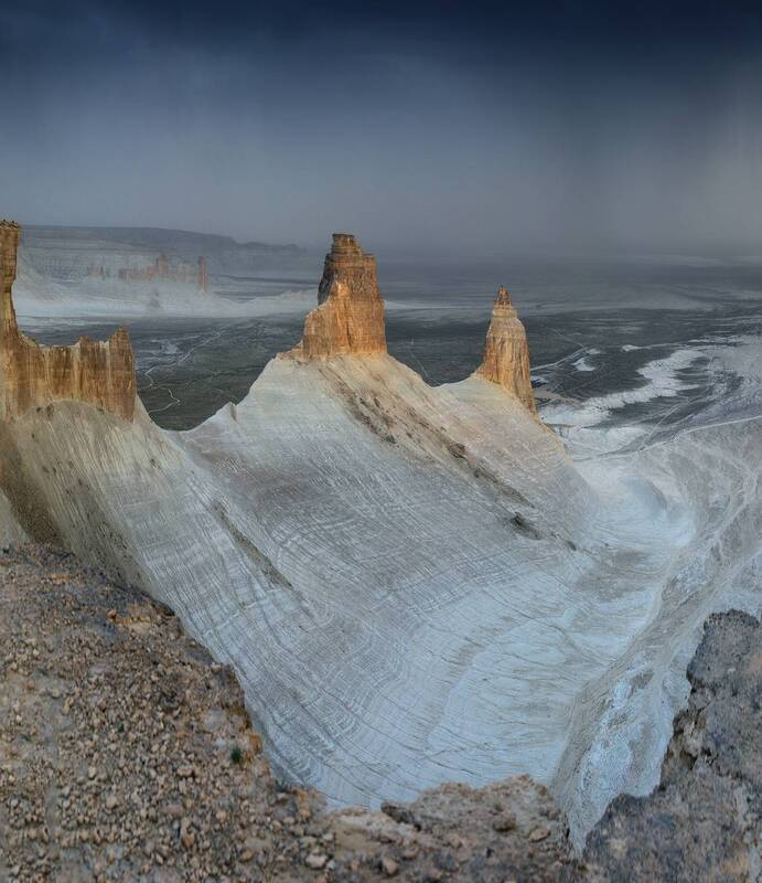 мангистау, босжира, казахсан, гроза, шторм Босжира фото превью