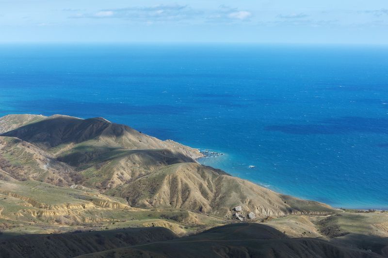 крым, весна, карадаг, курортное, море Весенние холмы, Карадаг, Курортное и море. фото превью