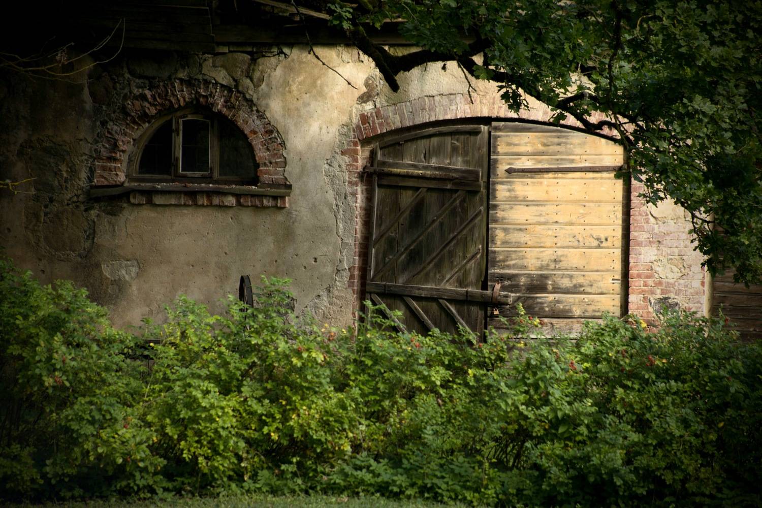 arhitektūra, ķieģeļi, vecs, Cielava Dace