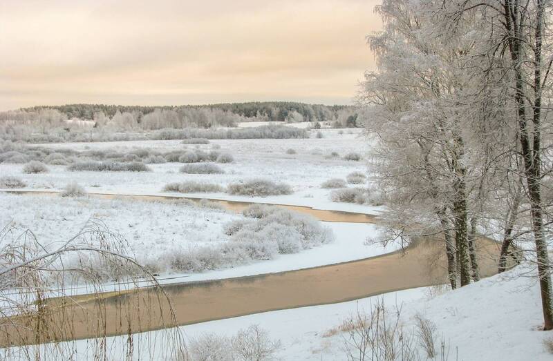 Русская зима фото превью
