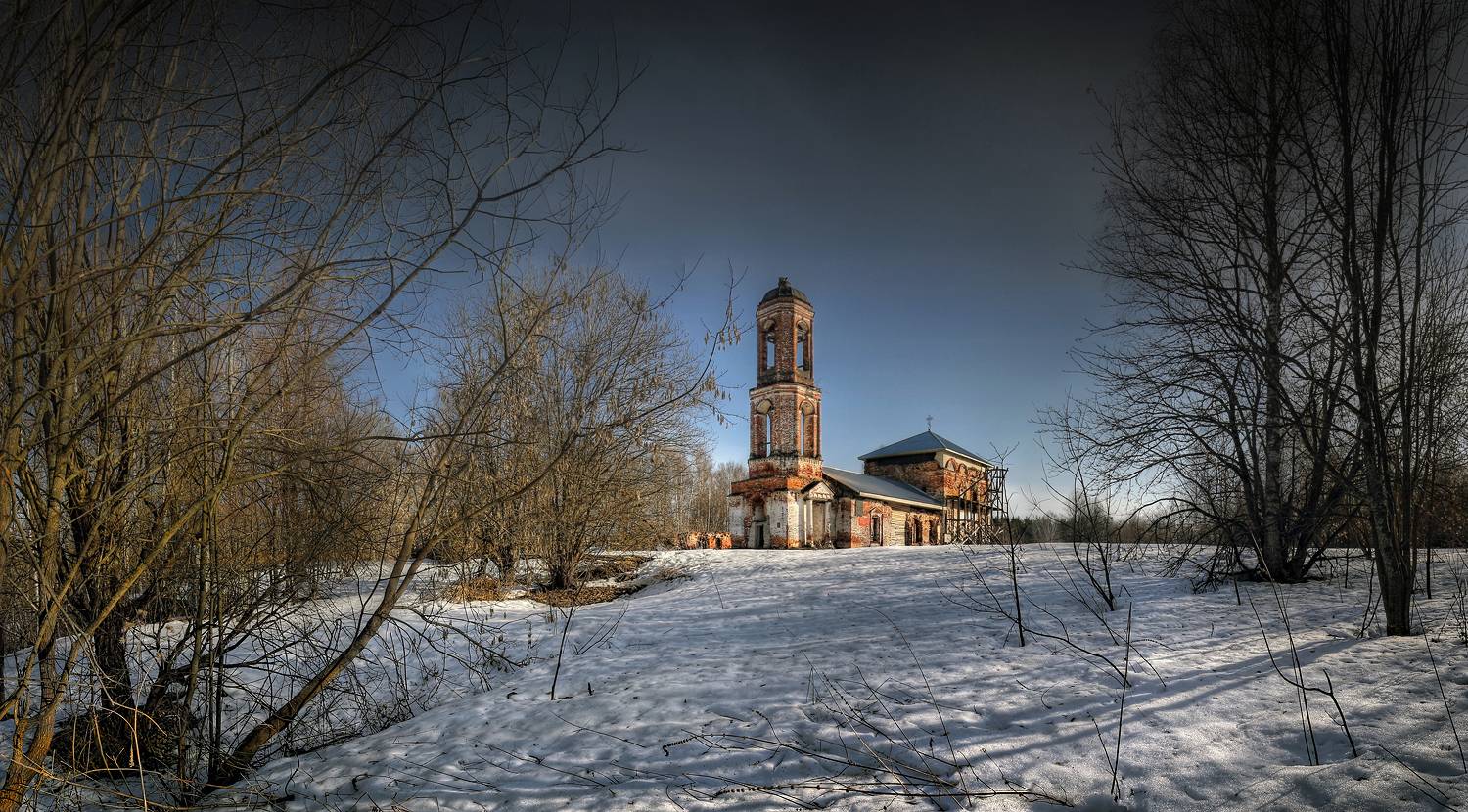 фото России, пейзажи России, православие, храмы России, Нижегородская область, село Спасское, монастыри России, Александр Бархатов
