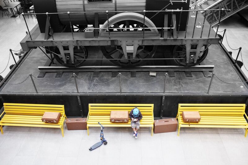 поезд, прошлое, взросление, старость, ожидание Поезд в прошлое фото превью