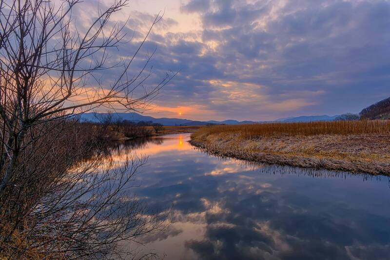 руднаяпристань, ррудная Весенний закат фото превью