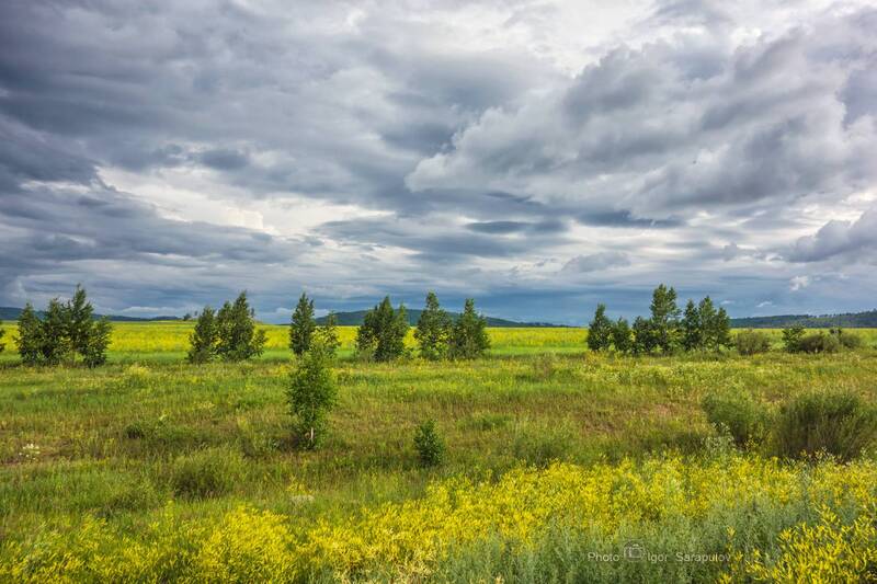 фототуризм, тучи, путешествия по россии, путешествия на автомобиле, природа, вид, sony rx photo, степи, бродяга По диким степям Забайкалья фото превью