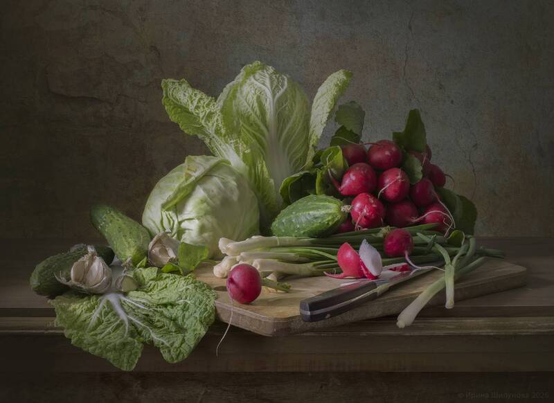 Весенний овощной букет фото превью