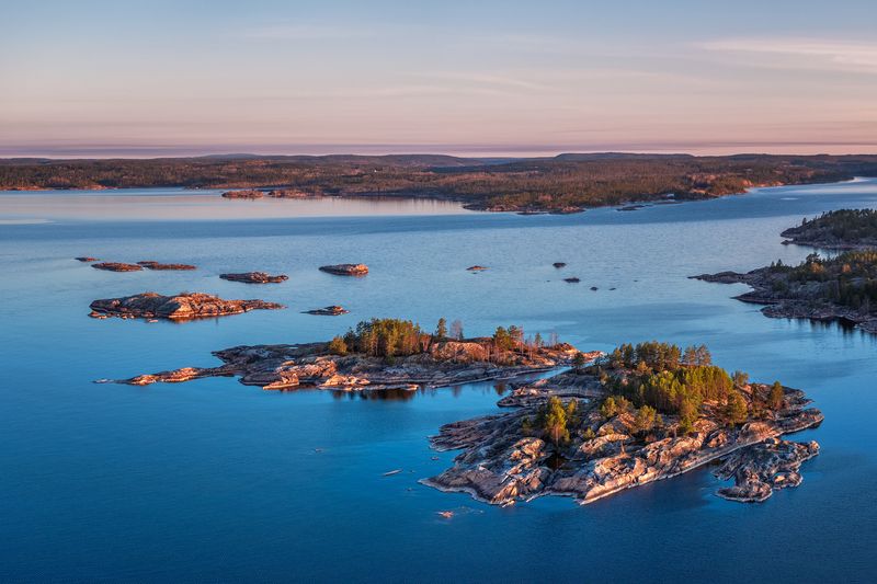 ладога Голубое утро Ладоги... фото превью