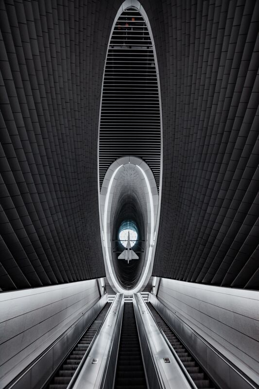 Метро, Москва, Город, Архитектура, Линии, Геометрия, Пыхтино Скрытое ядро фото превью