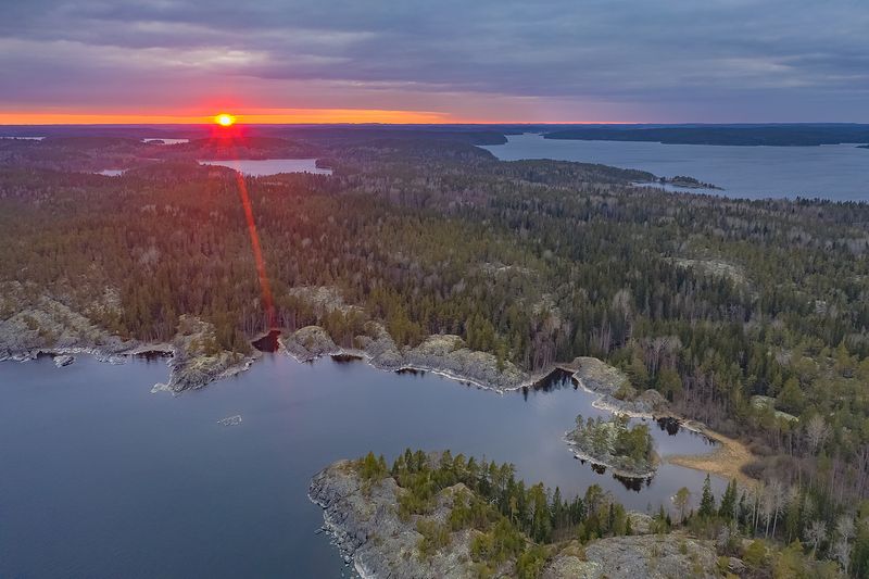 белые ночи, закат, ладога, ладожские шхеры, сортавала, карелия, karjala, ladoga, фототуры по ладоге, туры по карелии, северное приладожье За секунду до тьмы фото превью