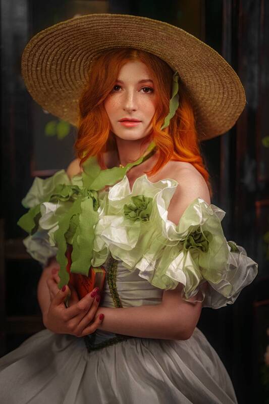 девушка, красота, нежность, взгляд, стиль, мо Ирина фото превью