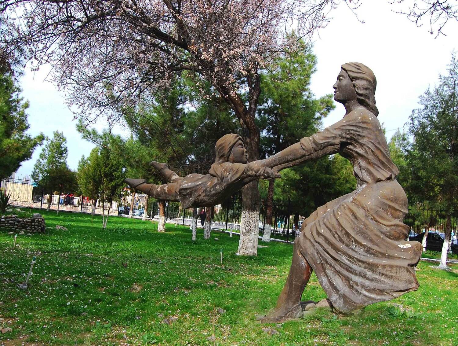 скультура, город, ташкент, весна, цветы,  SaidArt