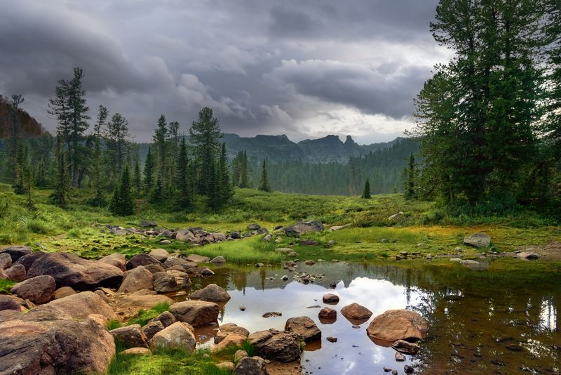 ергаки Перед дождём фото превью