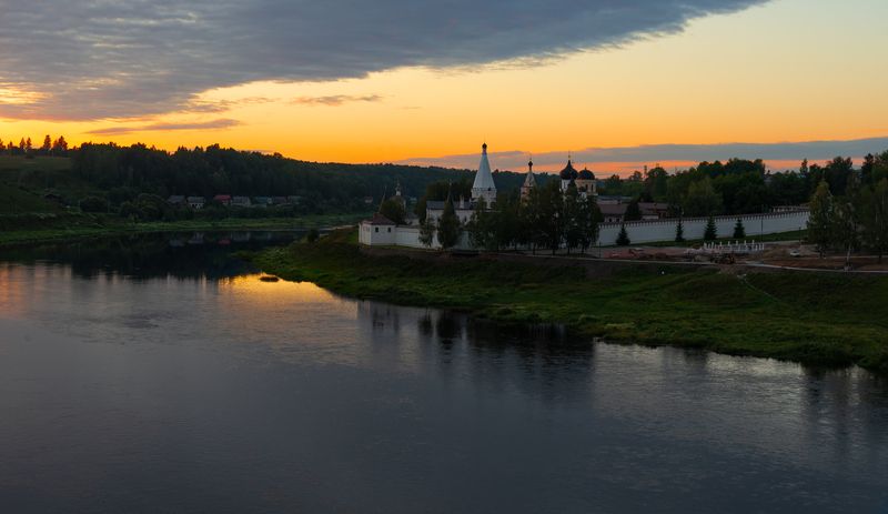 Закат над Волгой фото превью