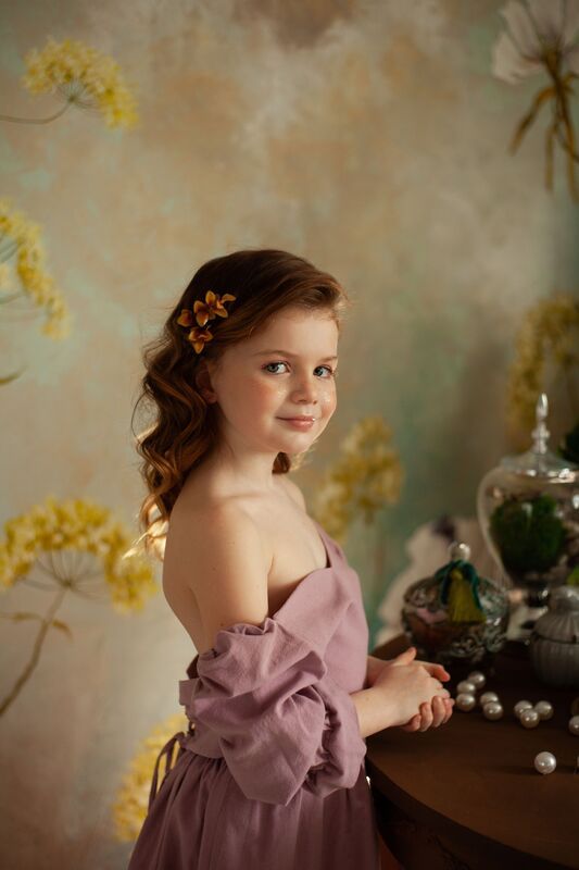 детский портрет, фотография детей, дели модели, фотограф ниназайцева, нина зайцева, детский фотограф, портрет для девочки чаепитие фото превью