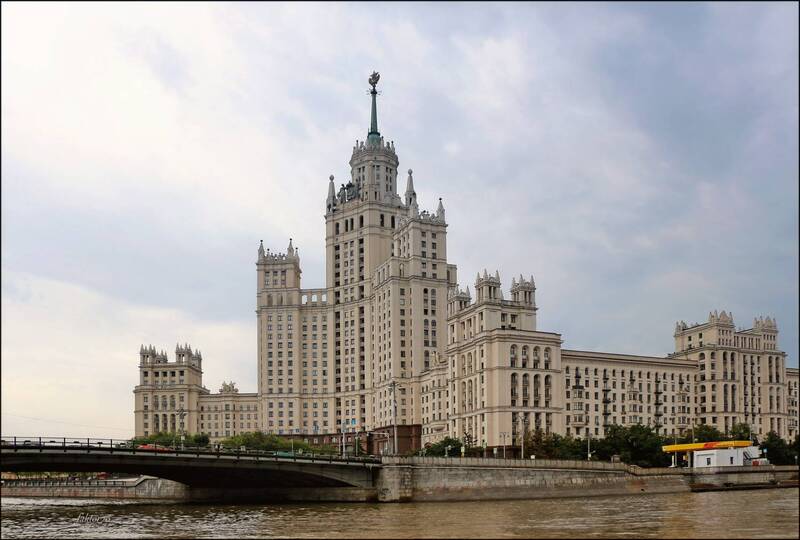 город, архитектура, высотка, москва высотка на Котельнической набережной фото превью