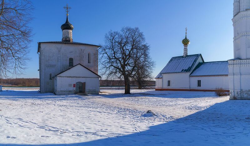 Россия, Суздаль, пейзаж, зииа, архитектура Зимний Суздаль фото превью
