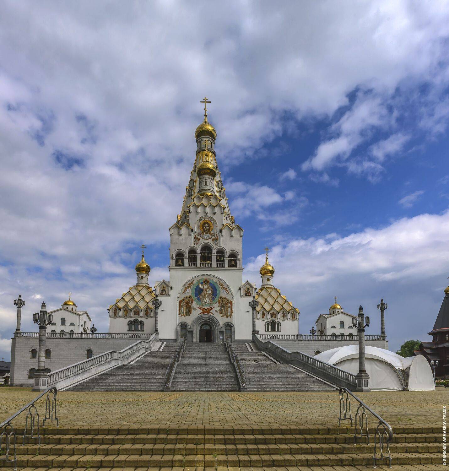 минск, церковь, архитектура, небо, облака, монохром, Армашов-Тельник Григорий