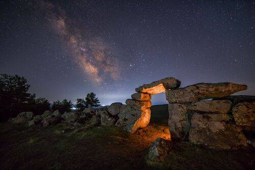 Milky Way Near Tejisi Menhir