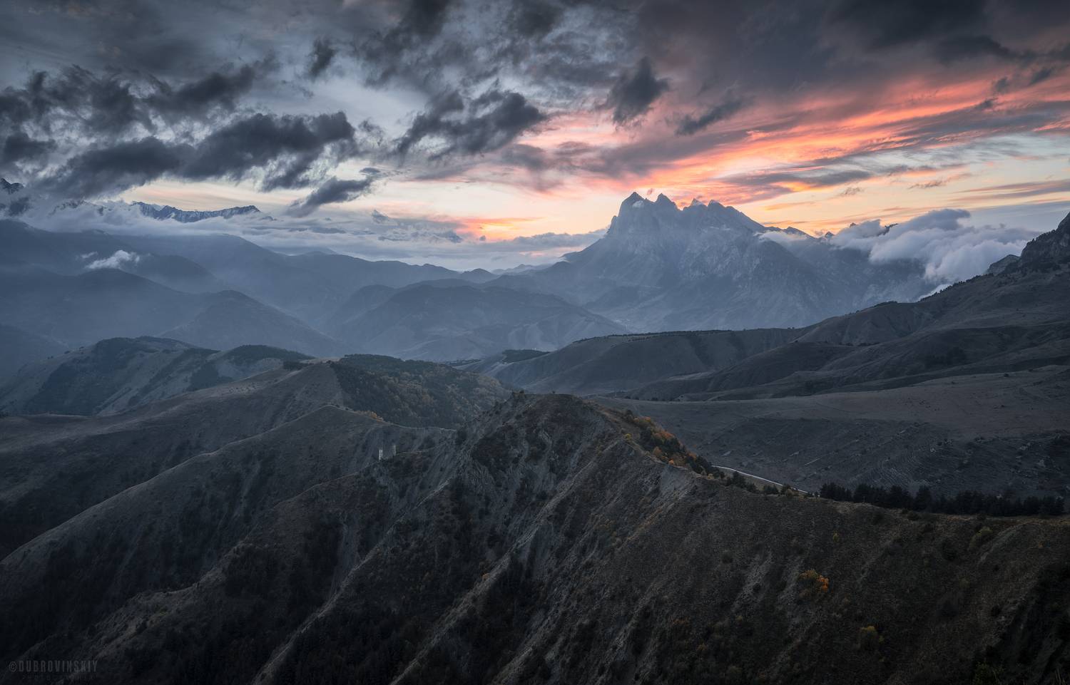 эрзи, гайкомд, ингушетия, кавказ, горы, Дубровинский Михаил
