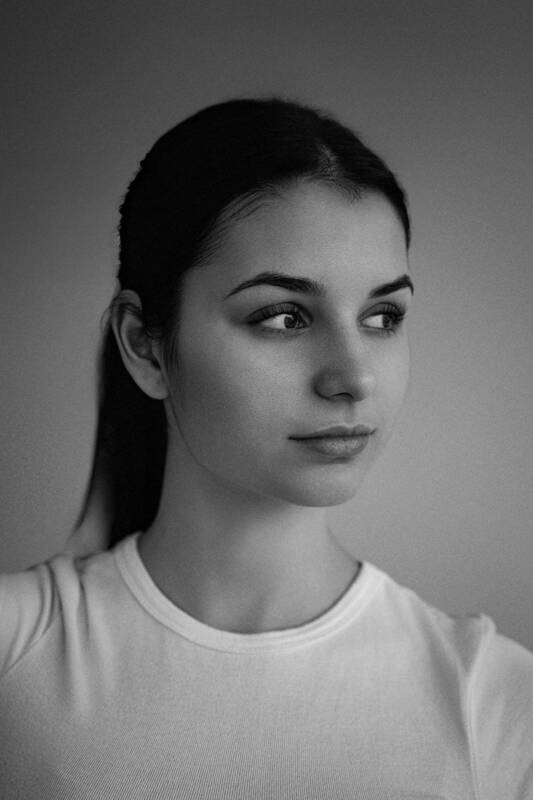 model, test, black and white Nicole фото превью