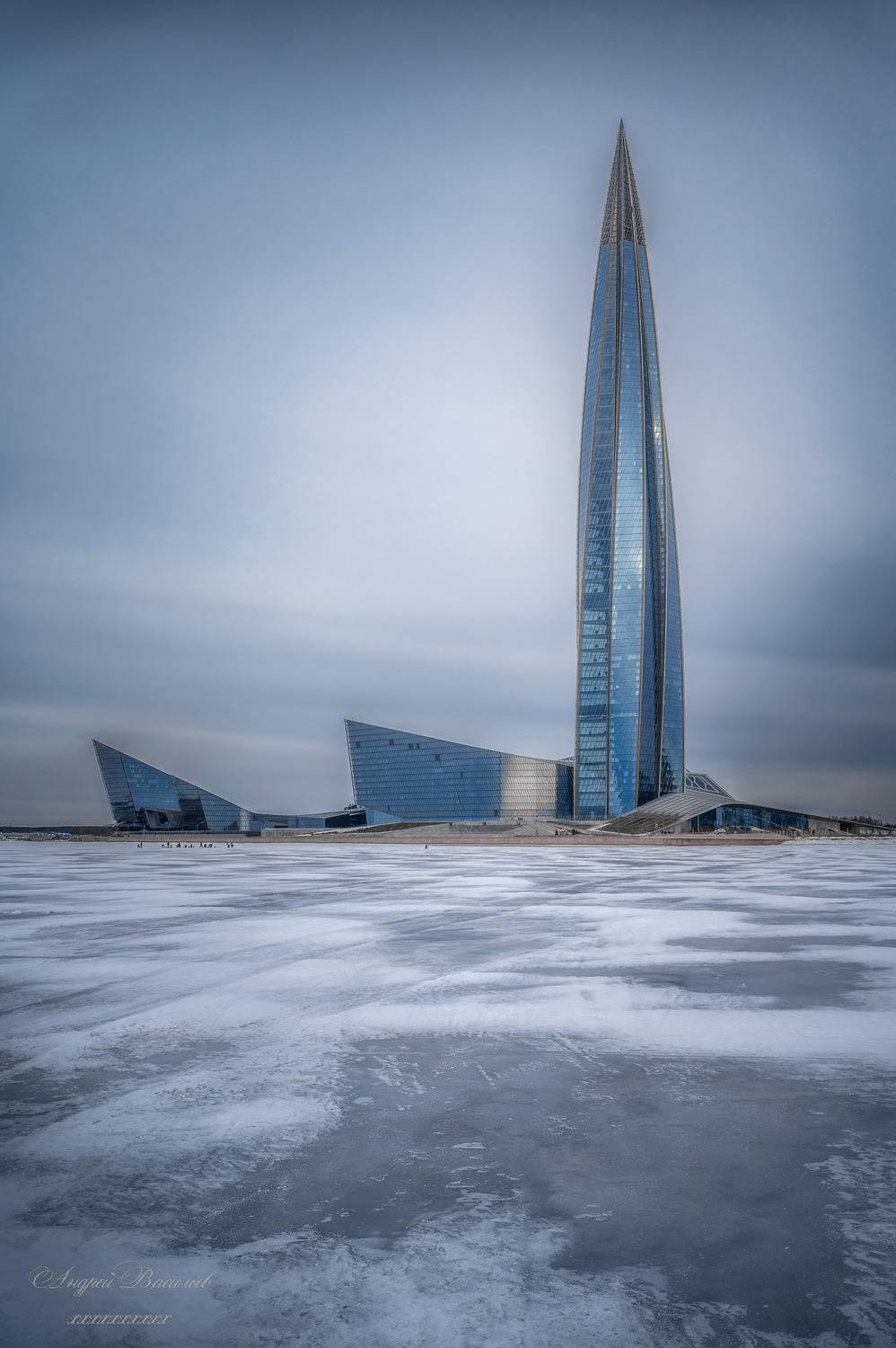 городской пейзаж, лахта-центр, санкт-петербург, Васильев Андрей
