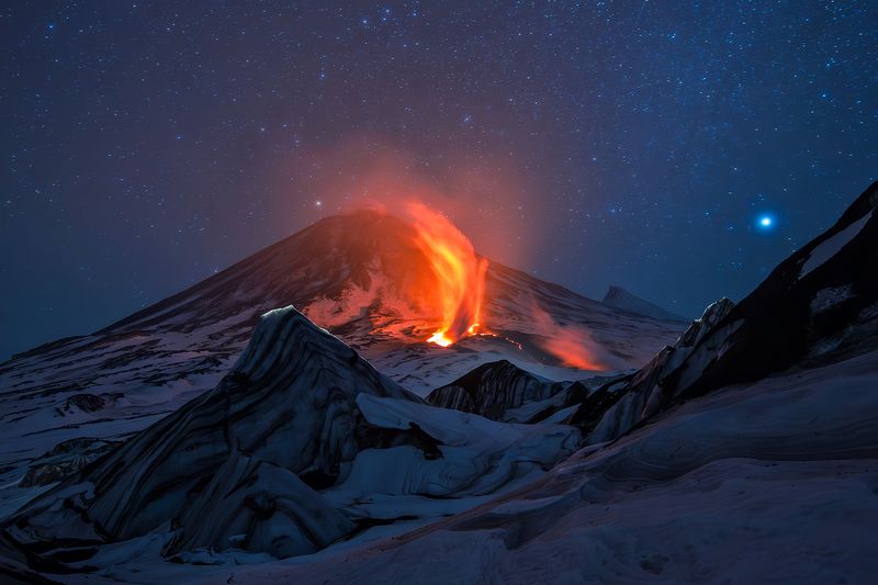 камчатка Ледник в Огне фото превью