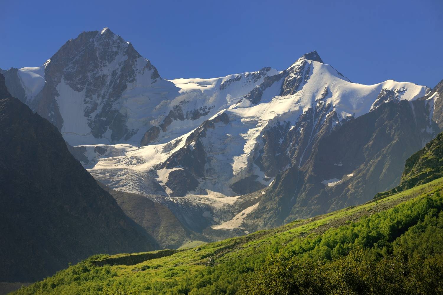 горы, лето, утро, чегем, Александр Жарников