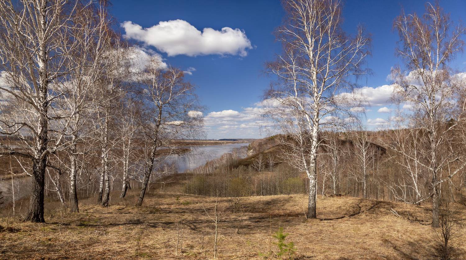 апрель, река, томь, Хахлов Алексей