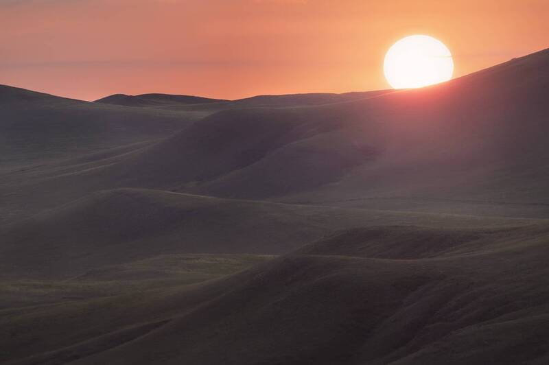 шунет, озеро, закат, хакасия Вечерняя медитация фото превью