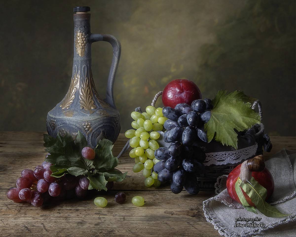 натюрморт, фрукты, винтаж, Приходько Ирина