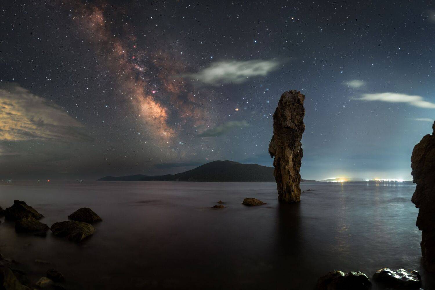приморье, млечный путь, японское море, Комлев Антон