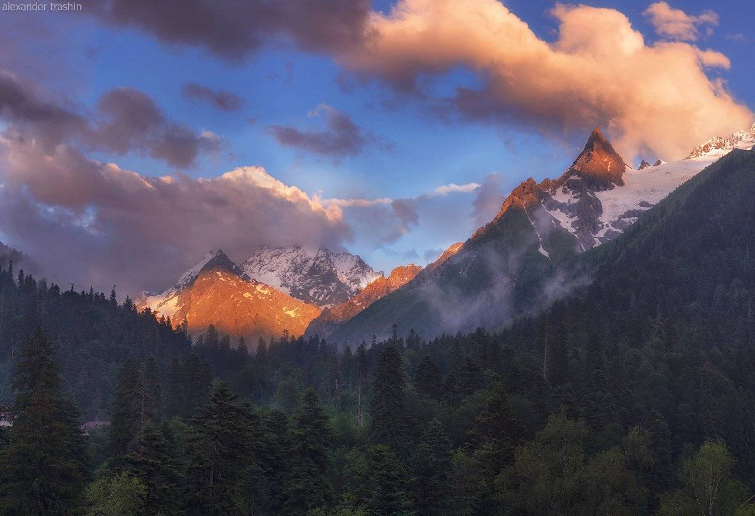 домбай, кавказ, северный кавказ, Александр Трашин