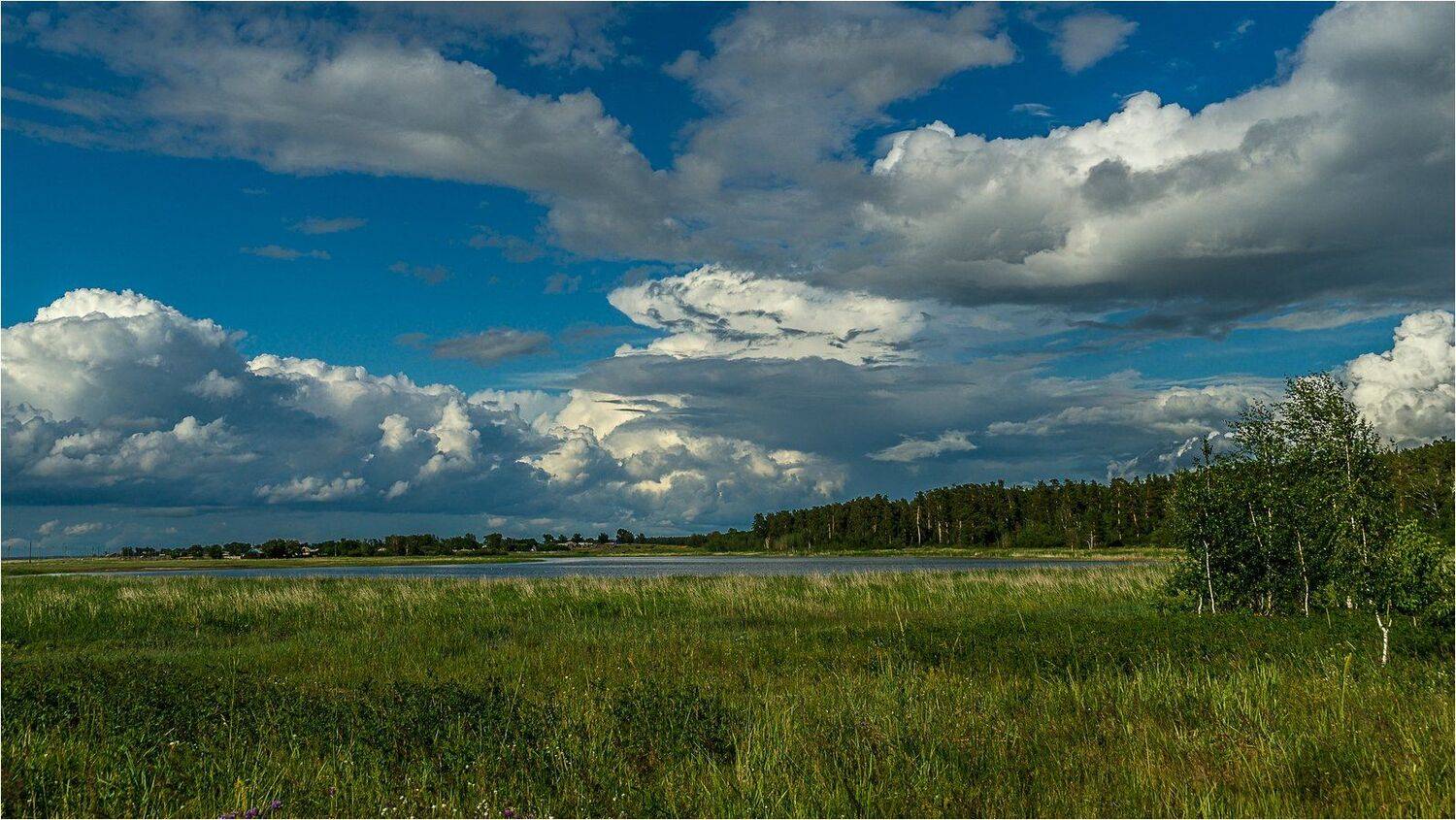 пейзаж, лето, облака, Алтай  , Александр Потапов