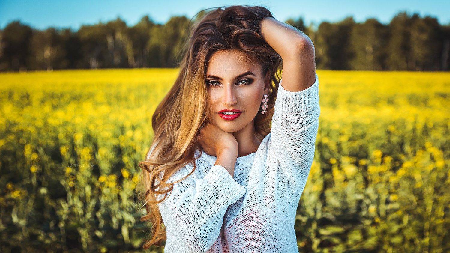 девушка, портрет, красота, Антон Харисов