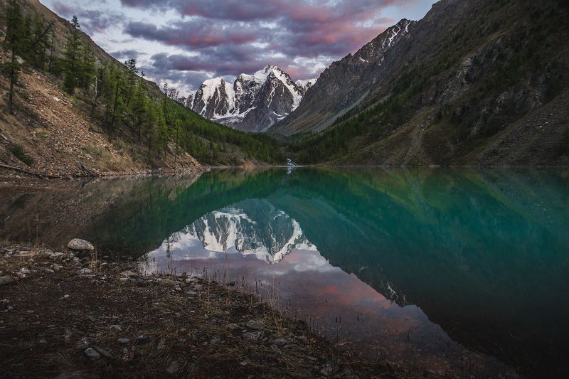 Алтай,Шавлинское озеро,вечер, лето,Россия Алтайская сказка фото превью