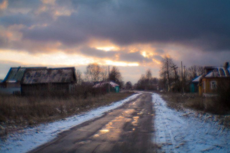 фото, монокль, пиктореализм, Касимов, Погост, monolens, Зитев, природа, закат Розовый вечер. фото превью