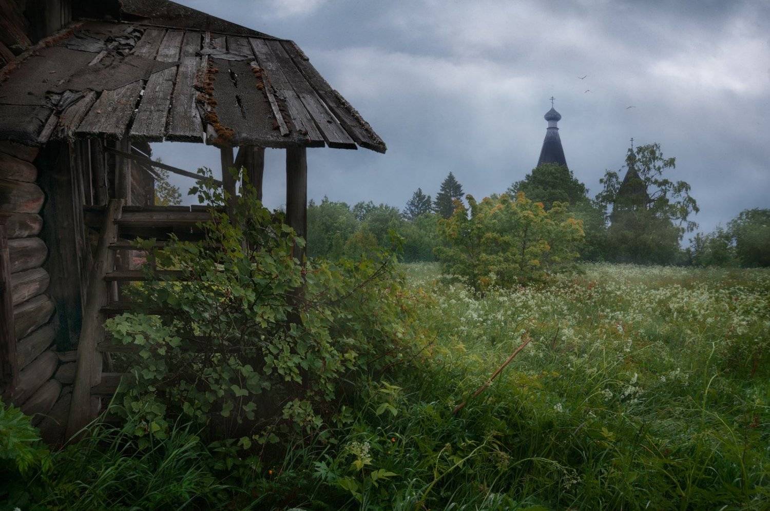 церковь, ленто, непогода, утро, крыльцо, Cтанислав Малых