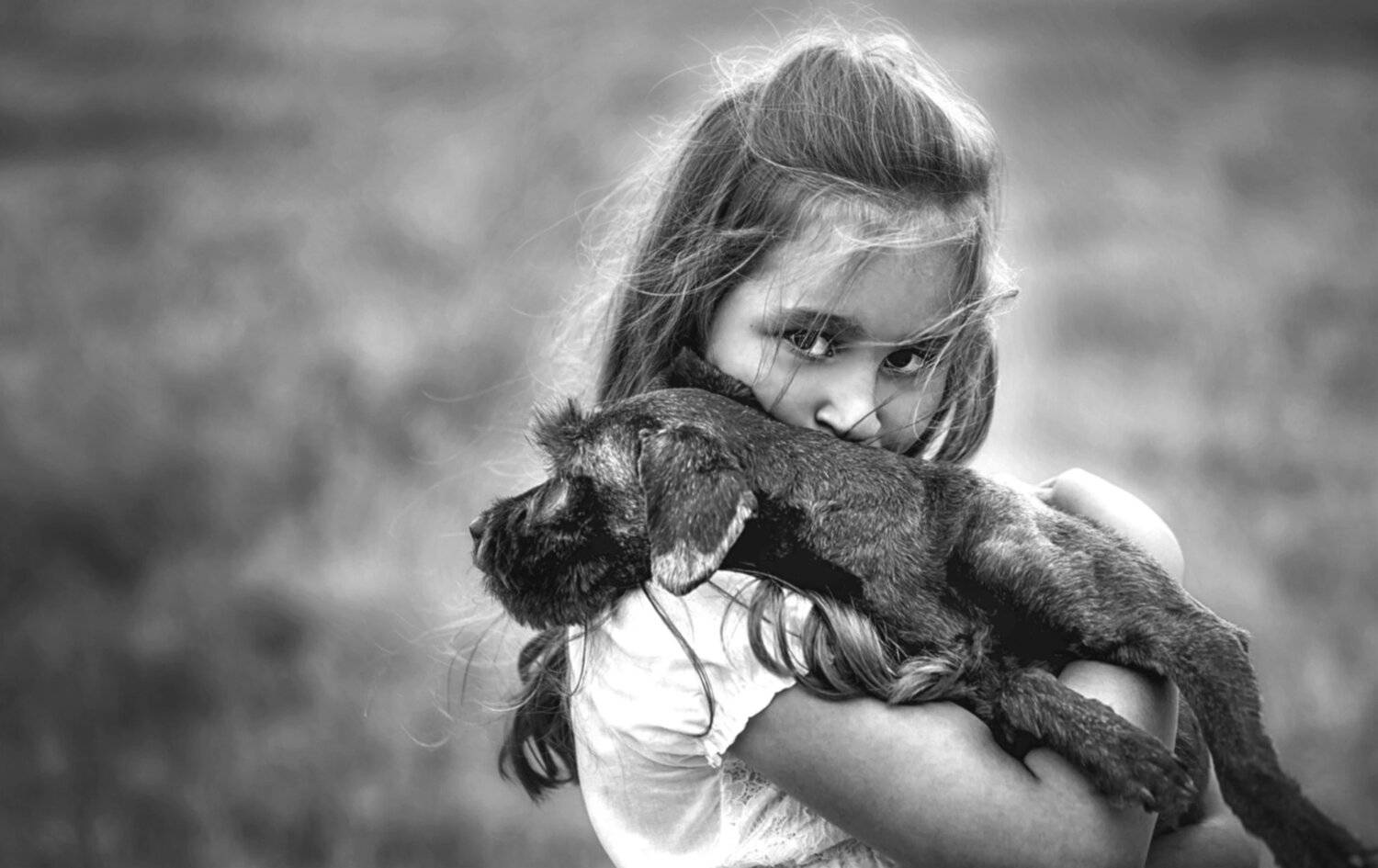 Девочка, Преданность, Собака, Dina Orlean