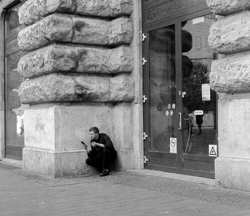 Solitude Between Stone and Glass (Budapest)