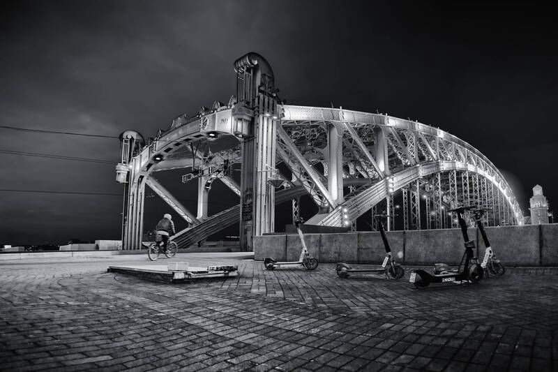 Большеохтинский мост фото превью