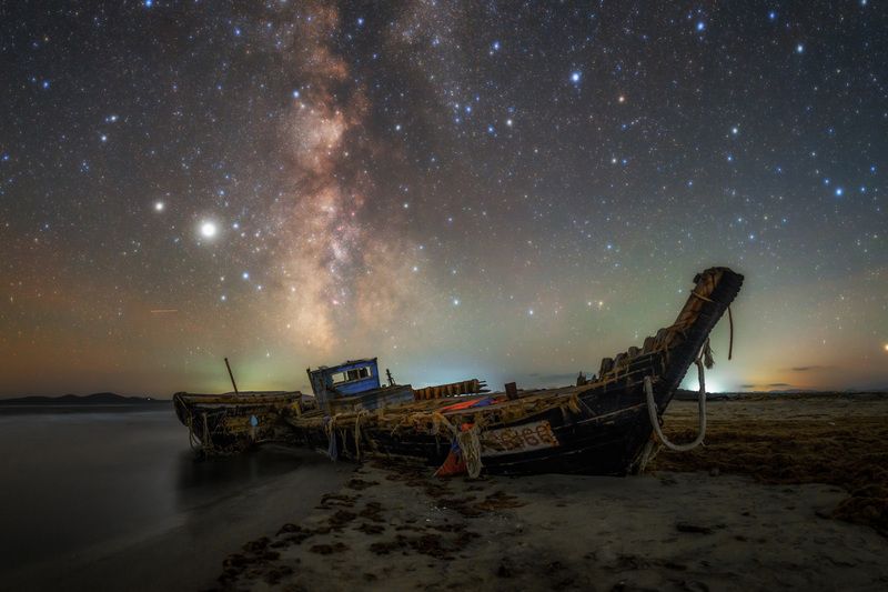 приморье, млечный путь, японское море Галактическая шхуна фото превью